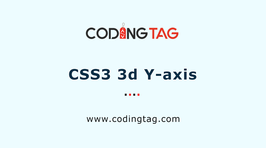 CSS3 3d Y-axis