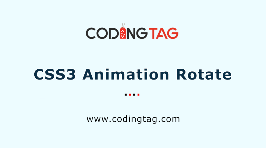 CSS3 Animation Rotate