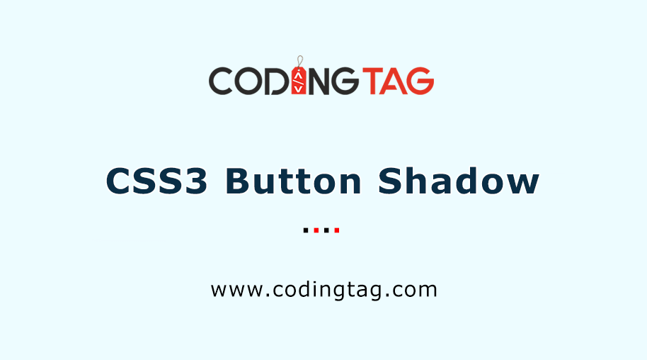 CSS3 Button Shadow