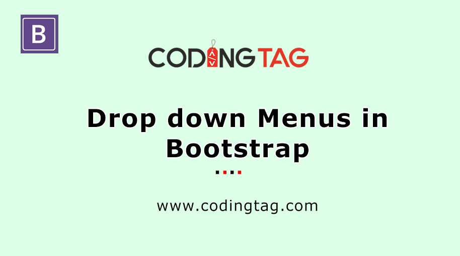Drop down Menus in Bootstrap