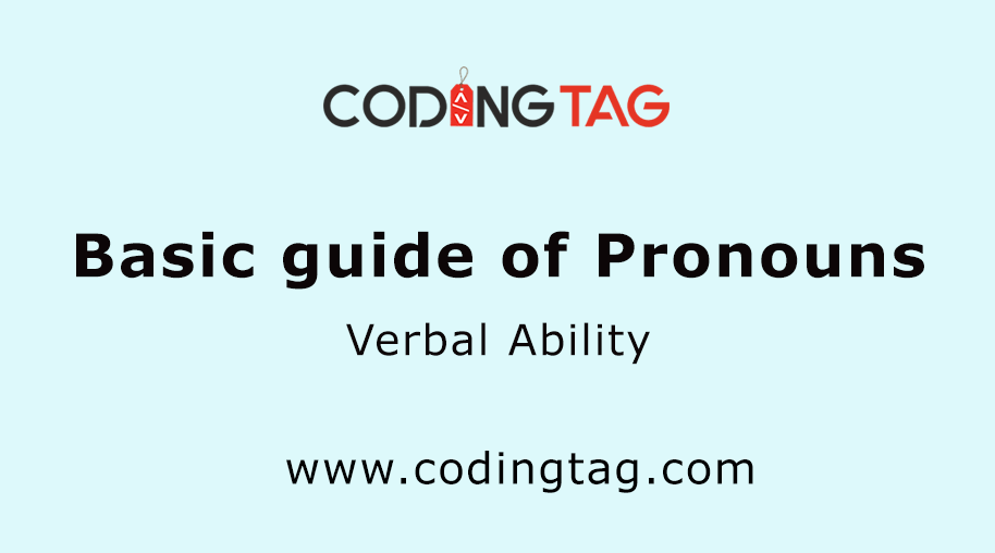 Basic Guide of Pronouns
