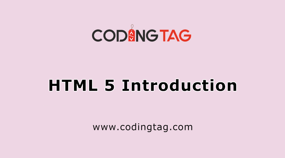 HTML5 Introduction