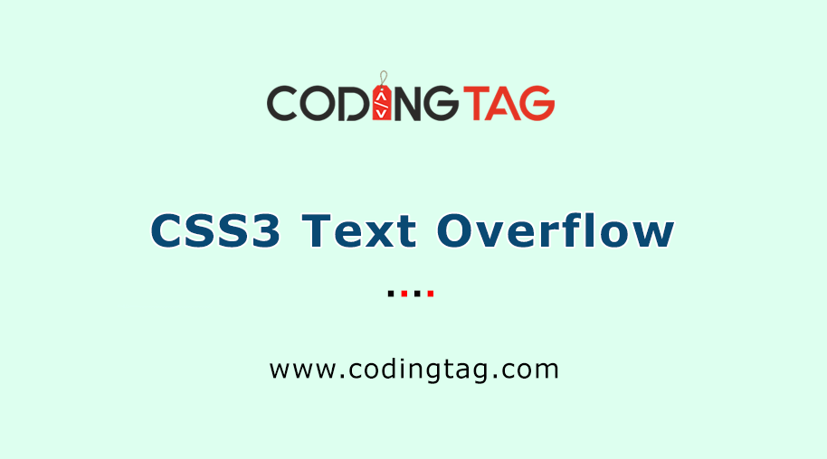CSS3 Text Overflow