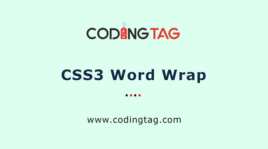 CSS3 Word Wrap