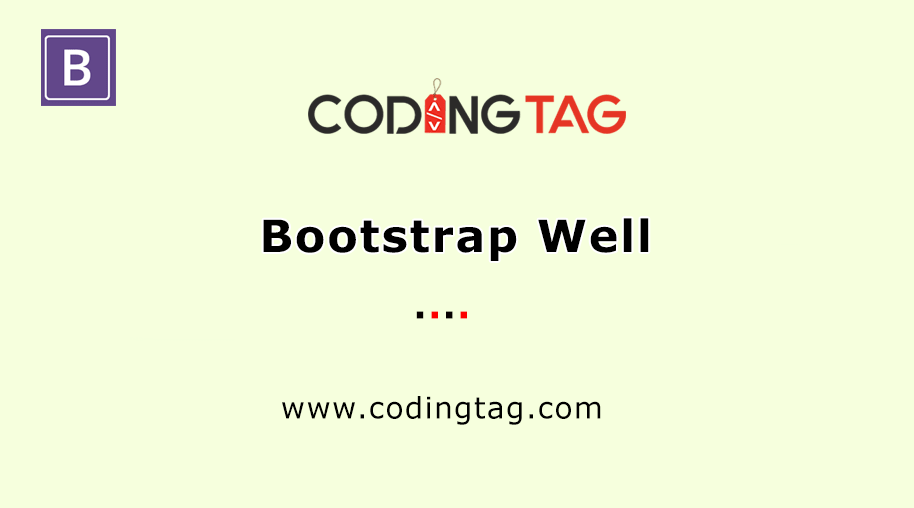 Bootstrap Well