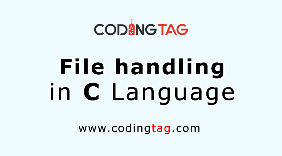 File handling in C