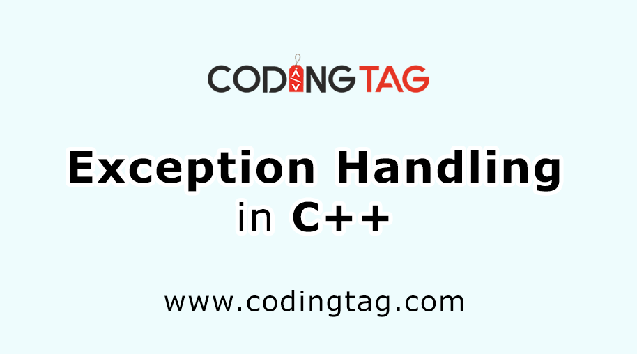 Exception Handling in C++