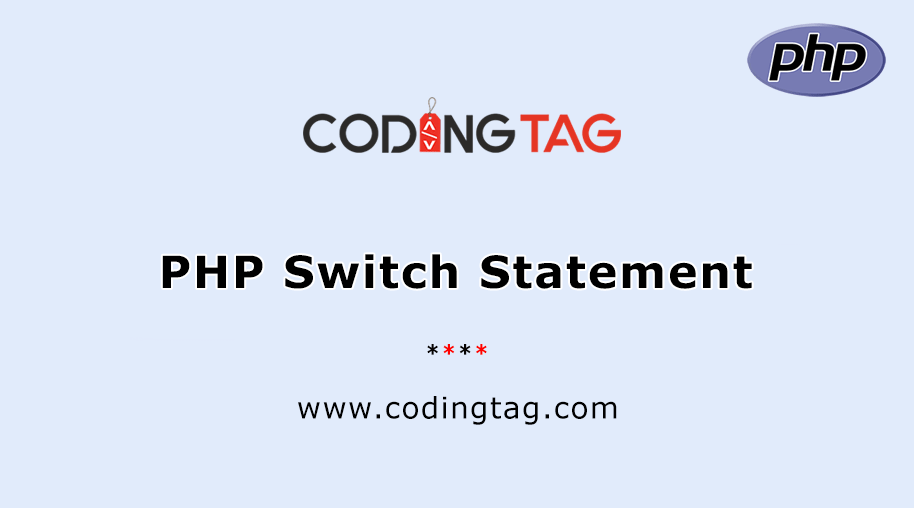 PHP Switch Statement
