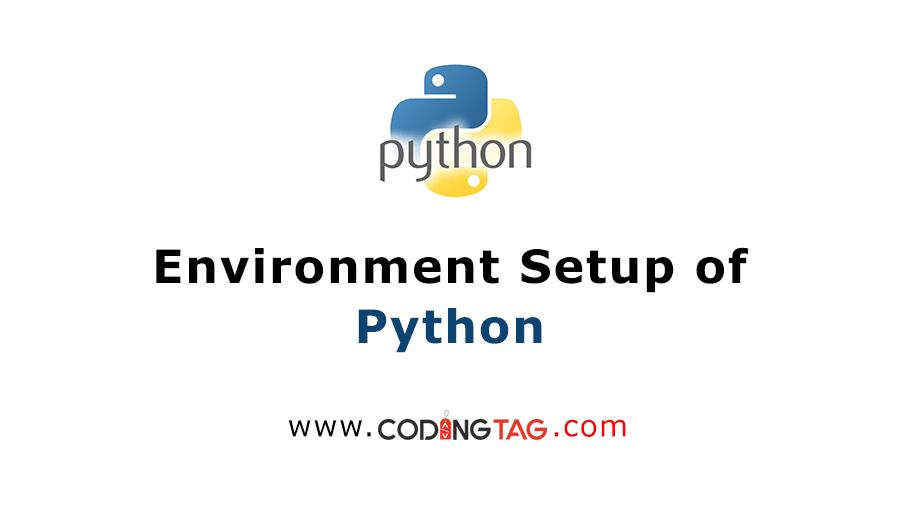 Environment Setup of Python