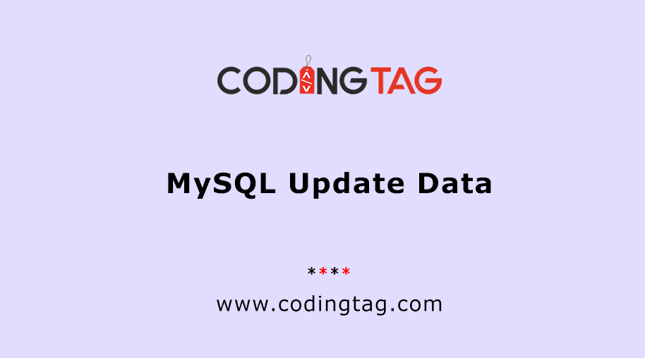 MySQL Update Data