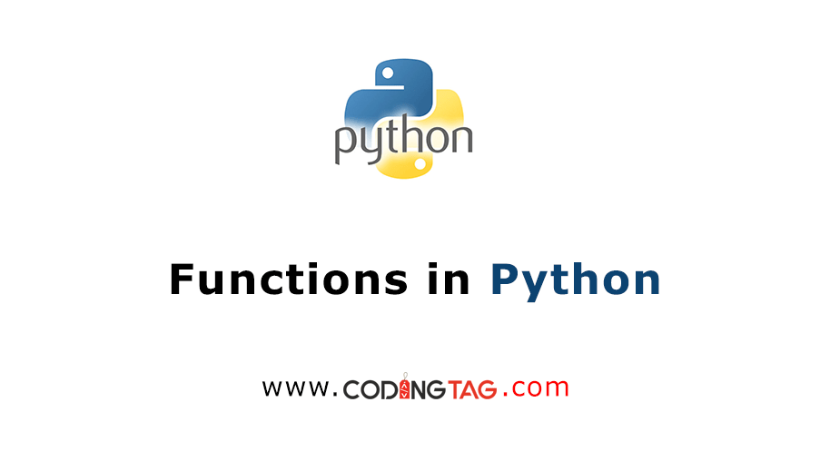 Functions in Python