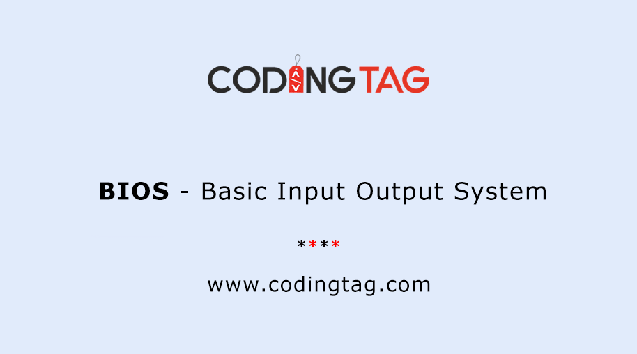 Basic Input Output System (BIOS)