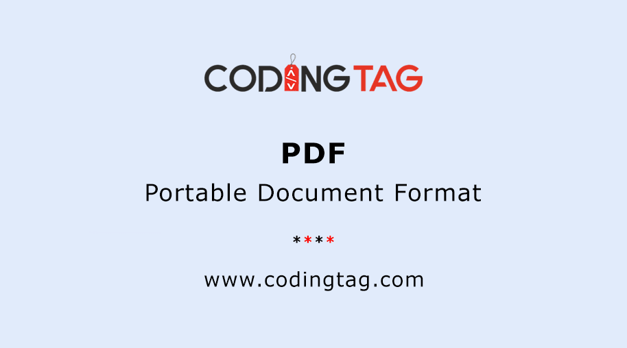 PDF Full Form - Portable Document Format