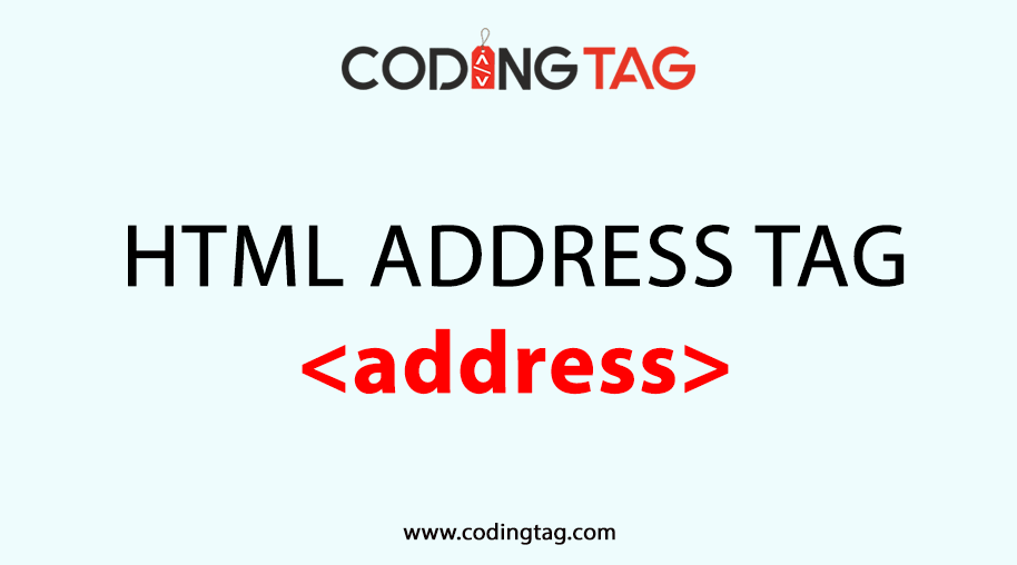 ADDRESS (<address>) Tag