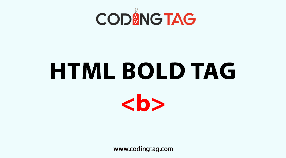 BOLD (<b>) Tag