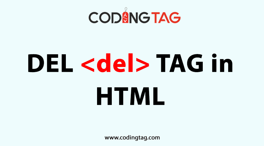 HTML DEL (<del>) Tag