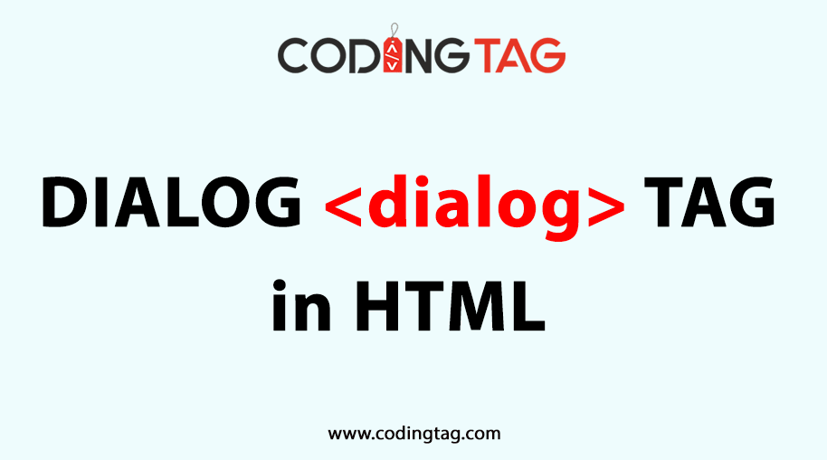 HTML DIALOG <dialog> Tag