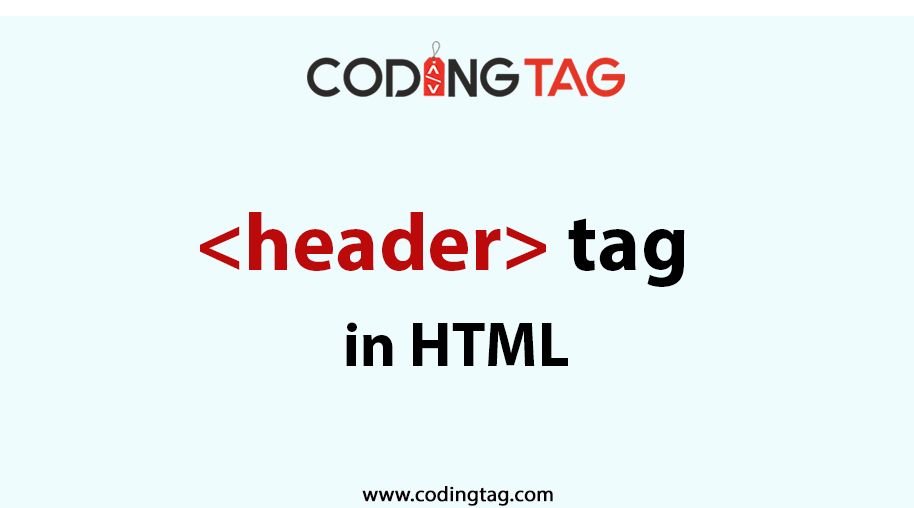 HTML HEADER (<header>) Tag