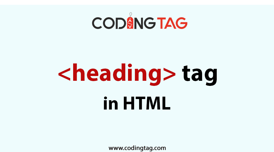 HTML HEADING (<heading>) Tag