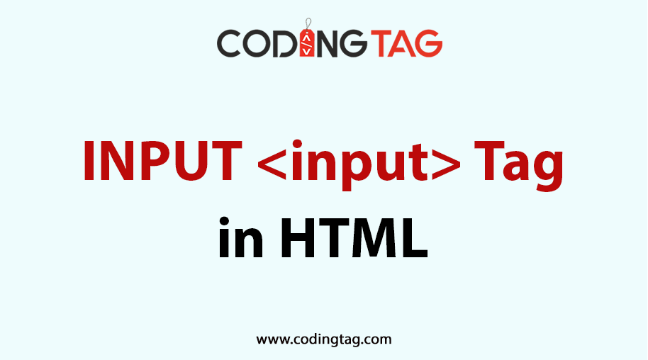 HTML INPUT <input> Tag
