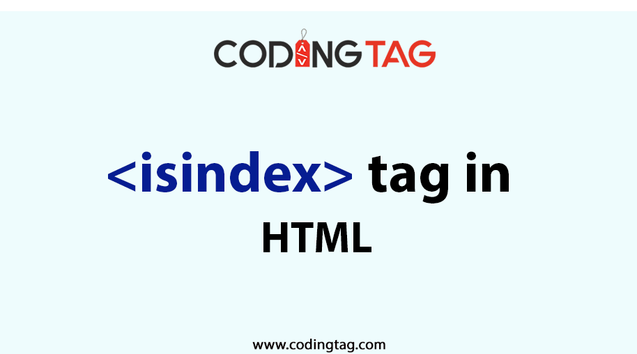 HTML ISINDEX <isindex> Tag