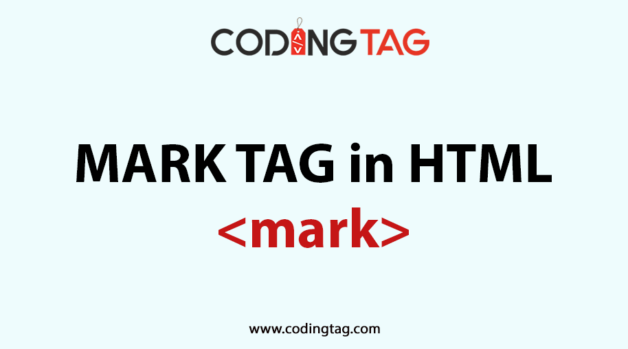 HTML MARK <mark> Tag
