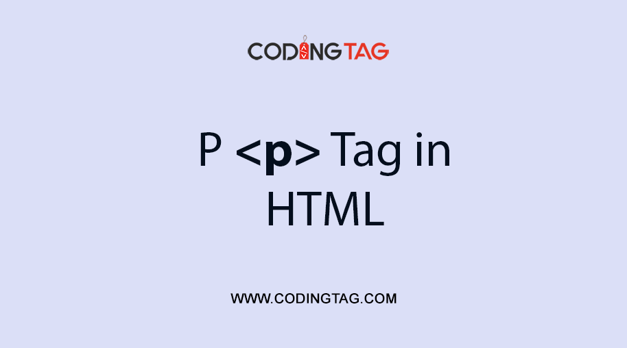 HTML P <p> Tag