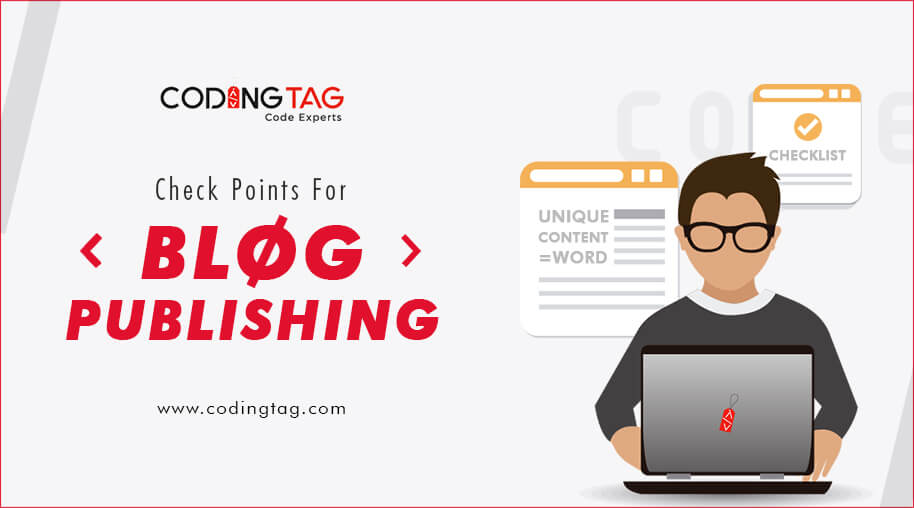 Check points for Blog Publishing