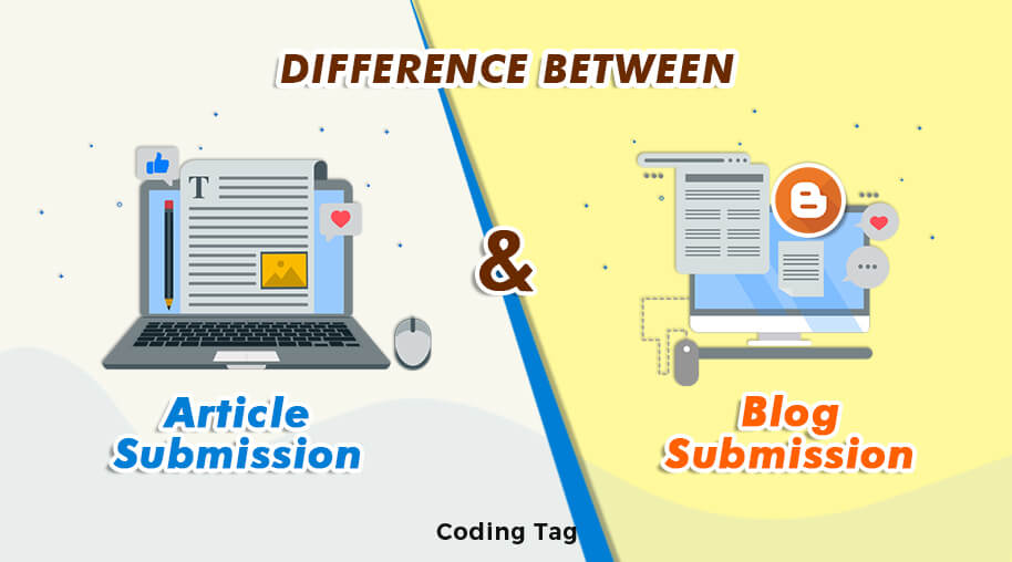 Difference between Article Submission and Blog Submission