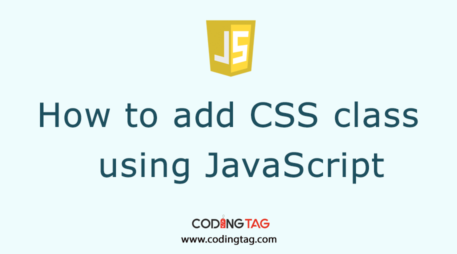 Adding CSS class dynamically by using .className property in JavaScript