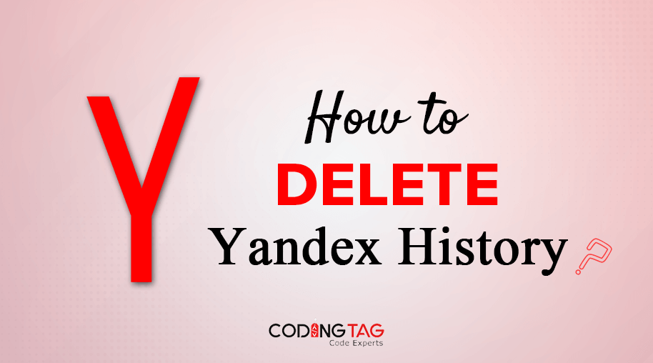 How to delete Yandex History
