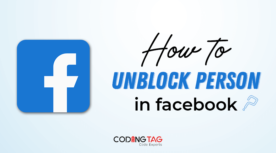 How to unblock person in Facebook