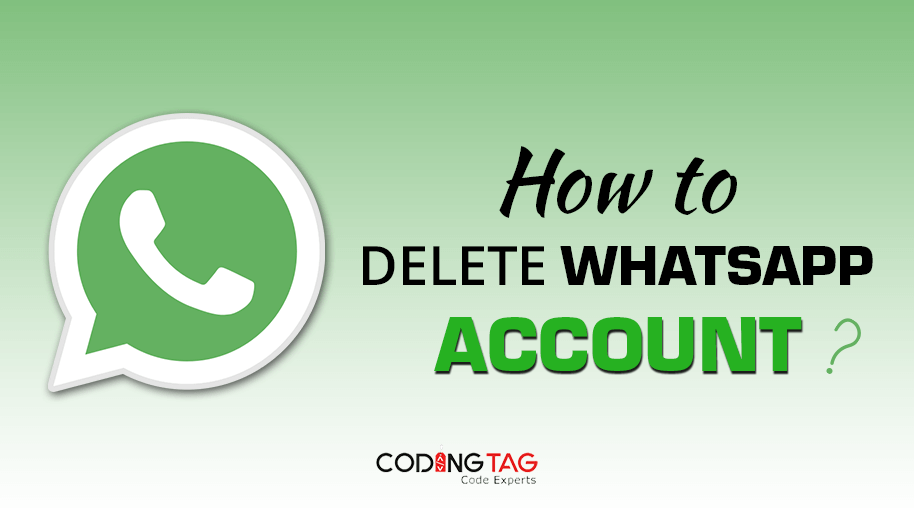 How to delete WhatsApp account