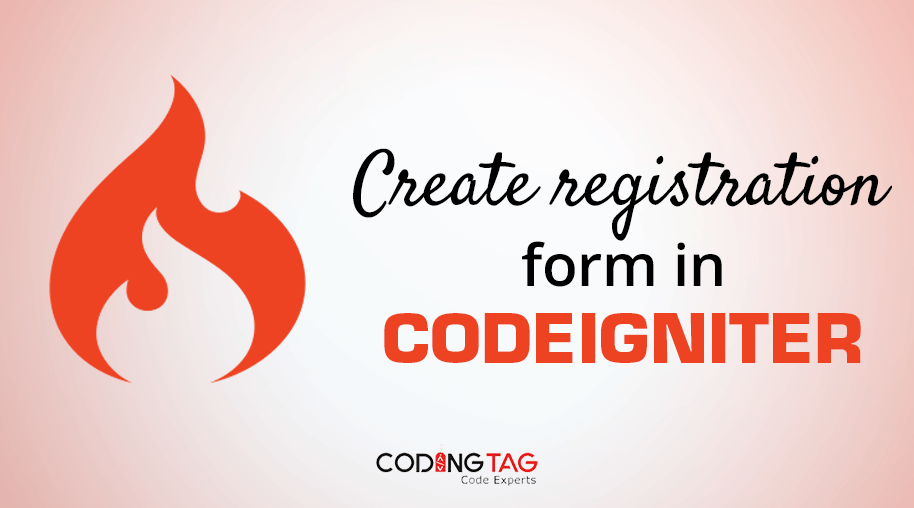 Create registration form in CodeIgniter