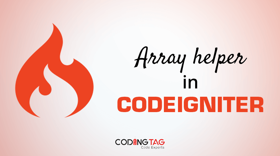 Array helper in CodeIgniter