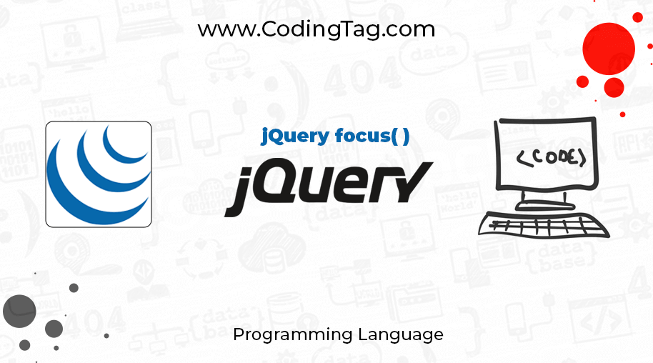 jQuery focus()