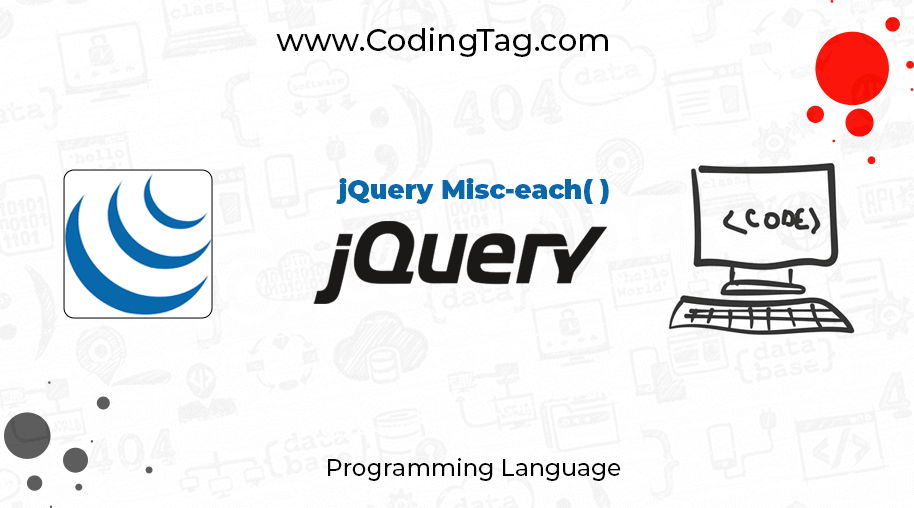 jQuery Misc-each()