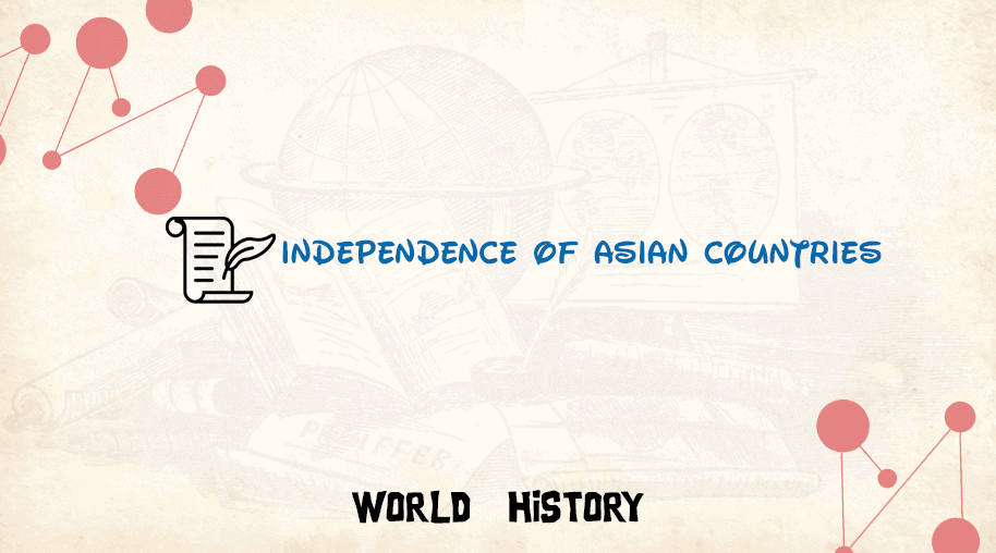 Independence of Asian Countries