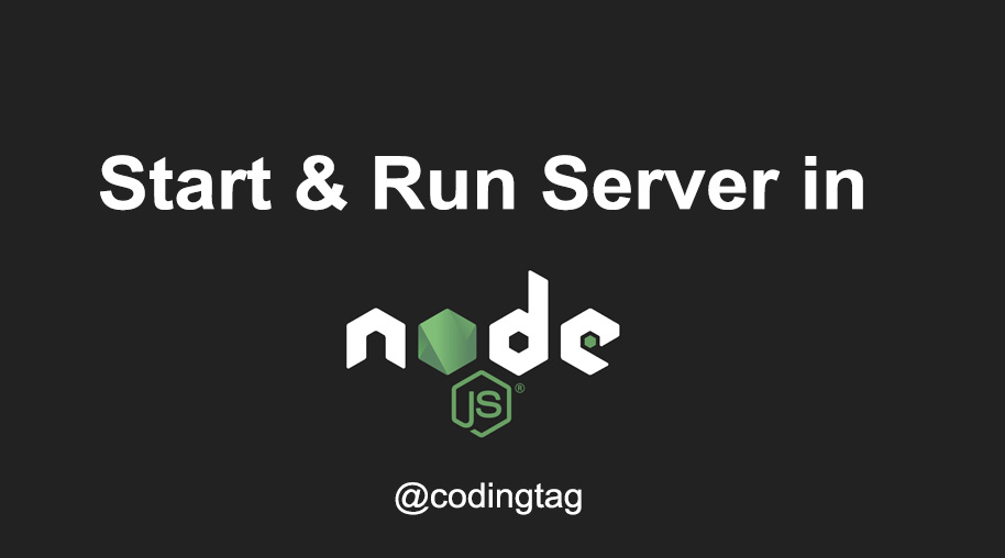 Start and Run Server in Node.js