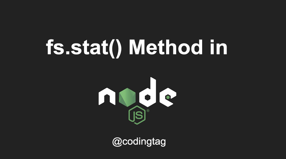fs.stat() Method in Node.js