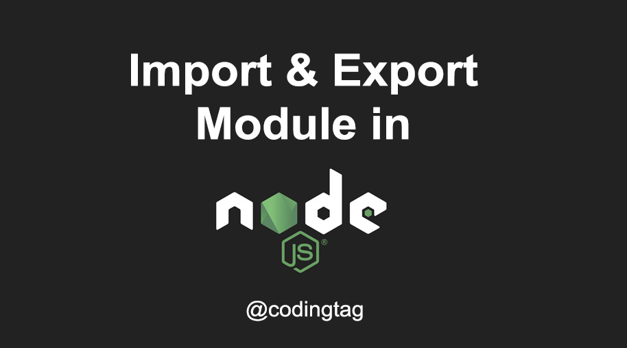 Import and Export Module in Node.js