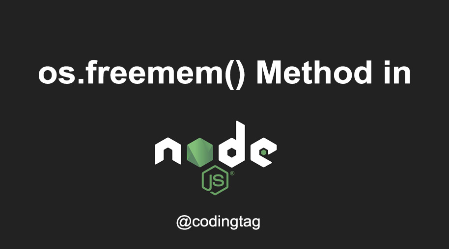 os.freemem() Method in Node.js