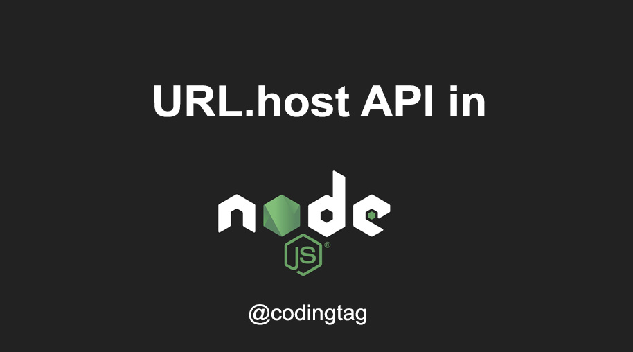 URL.host API in Node.js