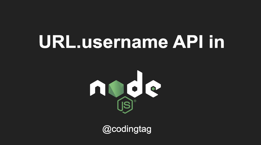 URL.username API in Node.js