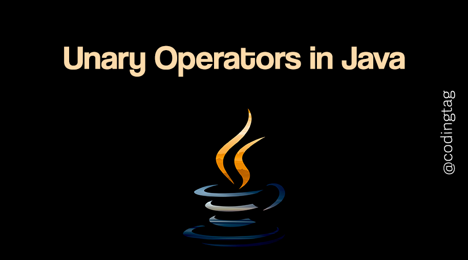 Unary Operators in Java