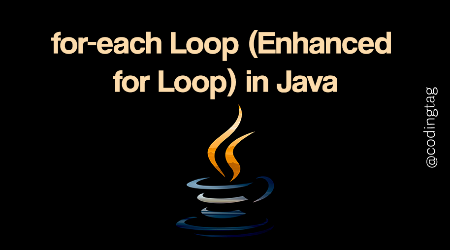 for-each Loop (Enhanced for Loop) in Java